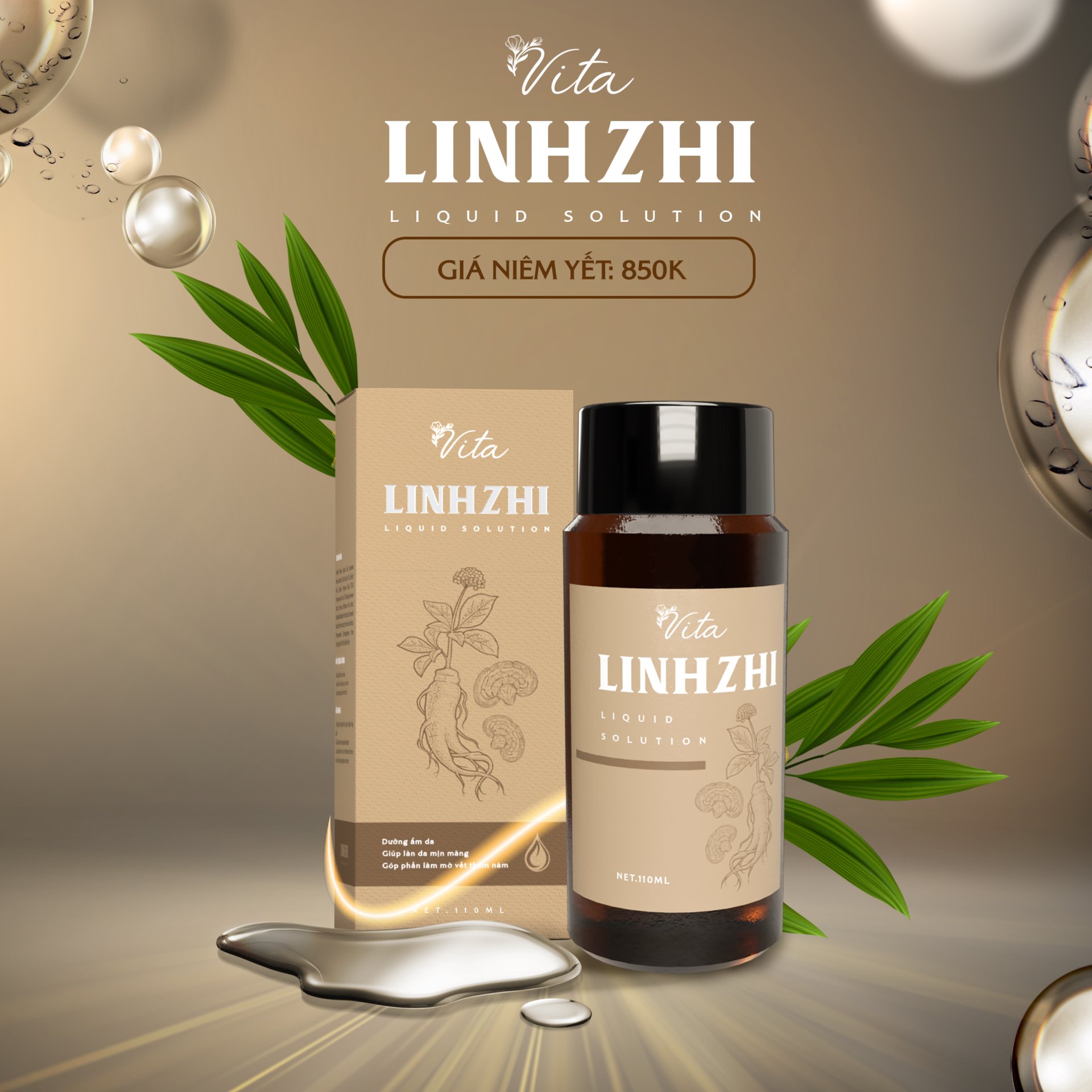 Sâm Tái Tạo Da LinhZhi